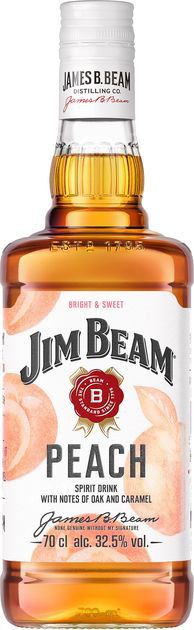 Лікер Jim Beam Peach, 0,7л. 32,5% алк.